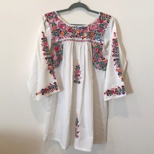 Mexican Embroidered Dress